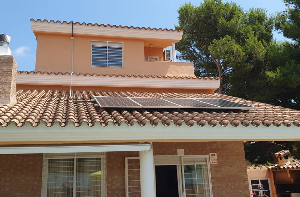 placas solares vivienda benicassim castellon