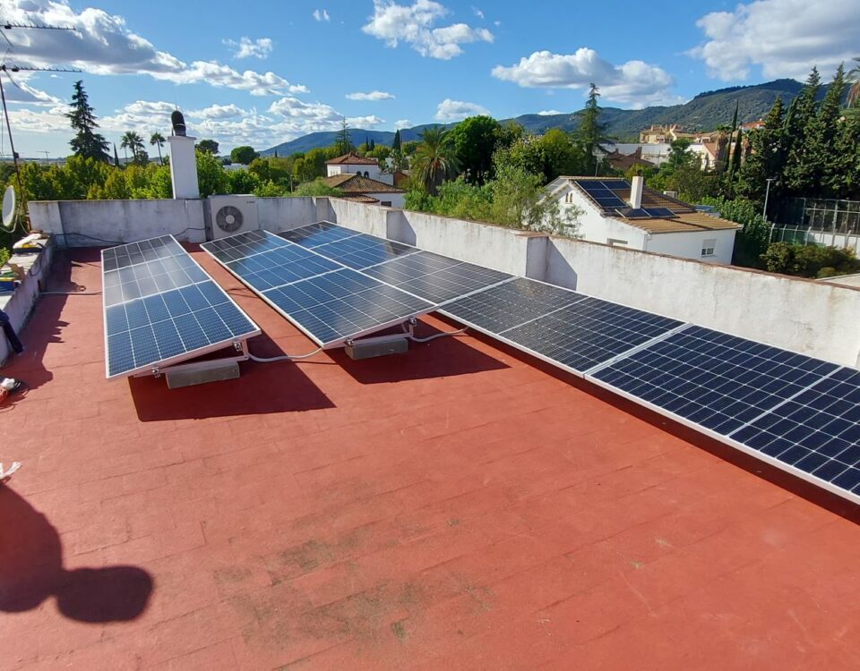Paneles solares casa Córdoba