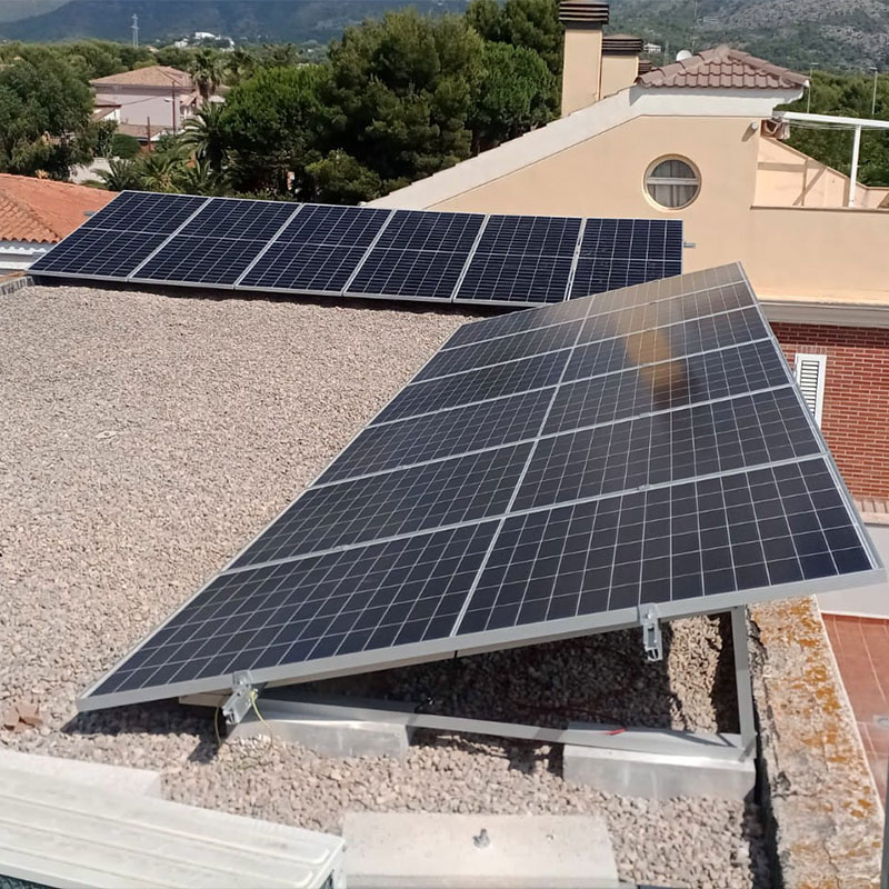 instalacion paneles solares vivienda particular castellon