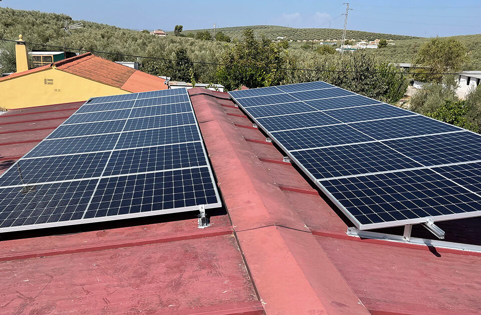 instalacion paneles solares vivienda particular lucena cordoba