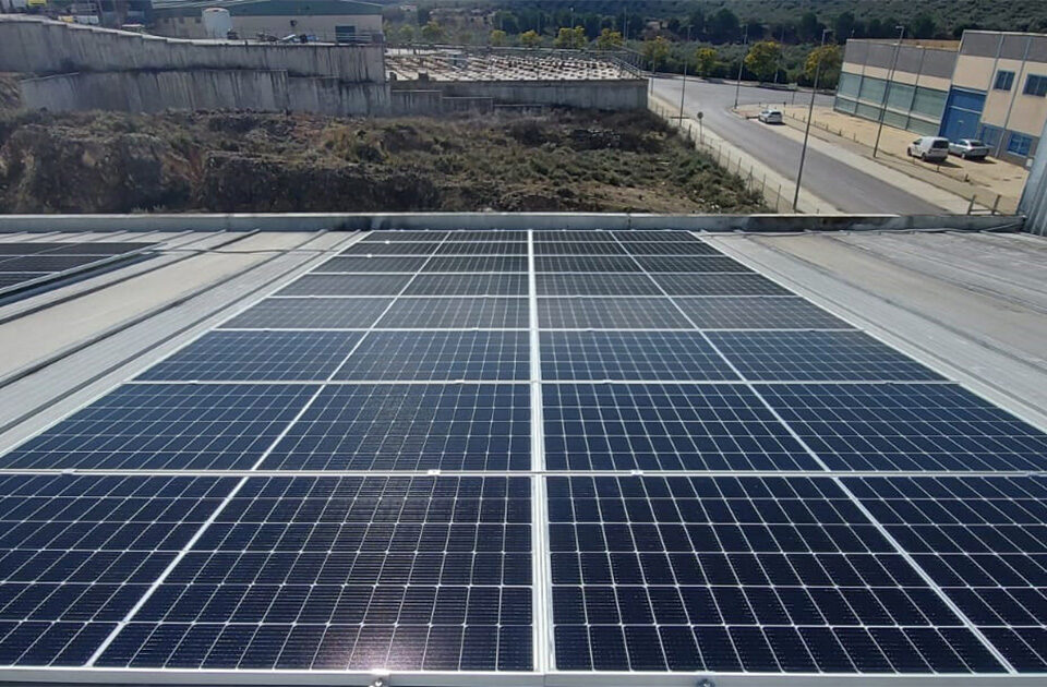 instalacion paneles solares residuos plaza lucena cordoba