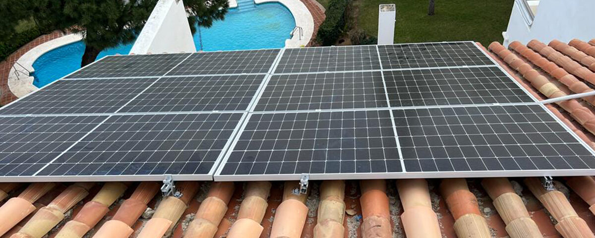 instalacion placas solares urbanización villapino mijas malaga