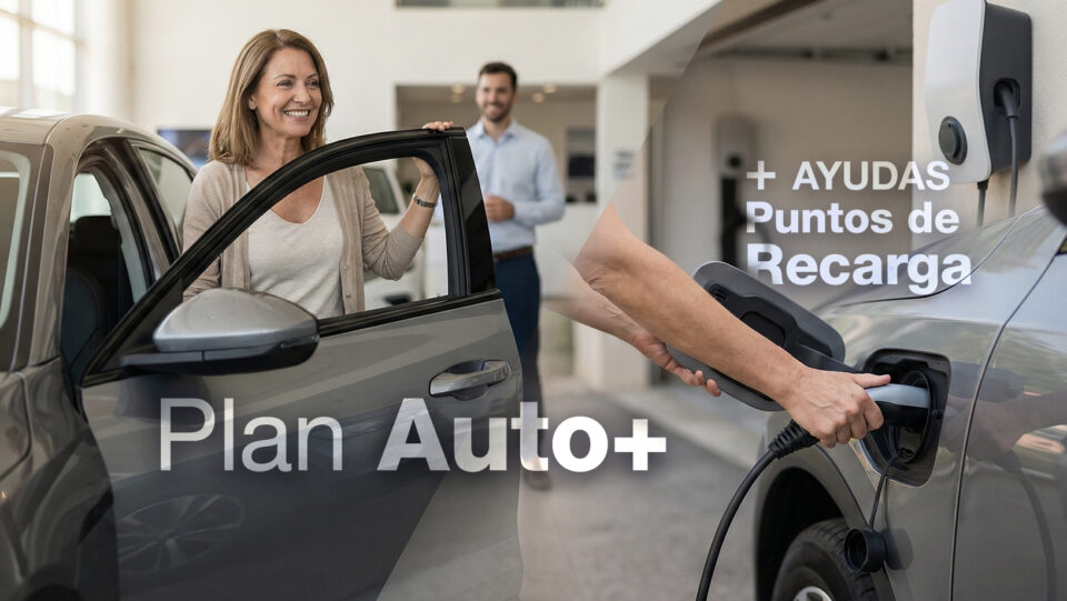 Plan Auto+ 2026 y ayudas a puntos de recarga: IRPF, flotas y corredores