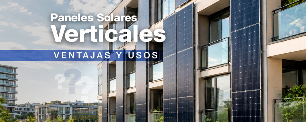 Paneles solares verticales: qué son, ventajas y cuándo merece la pena instalarlos